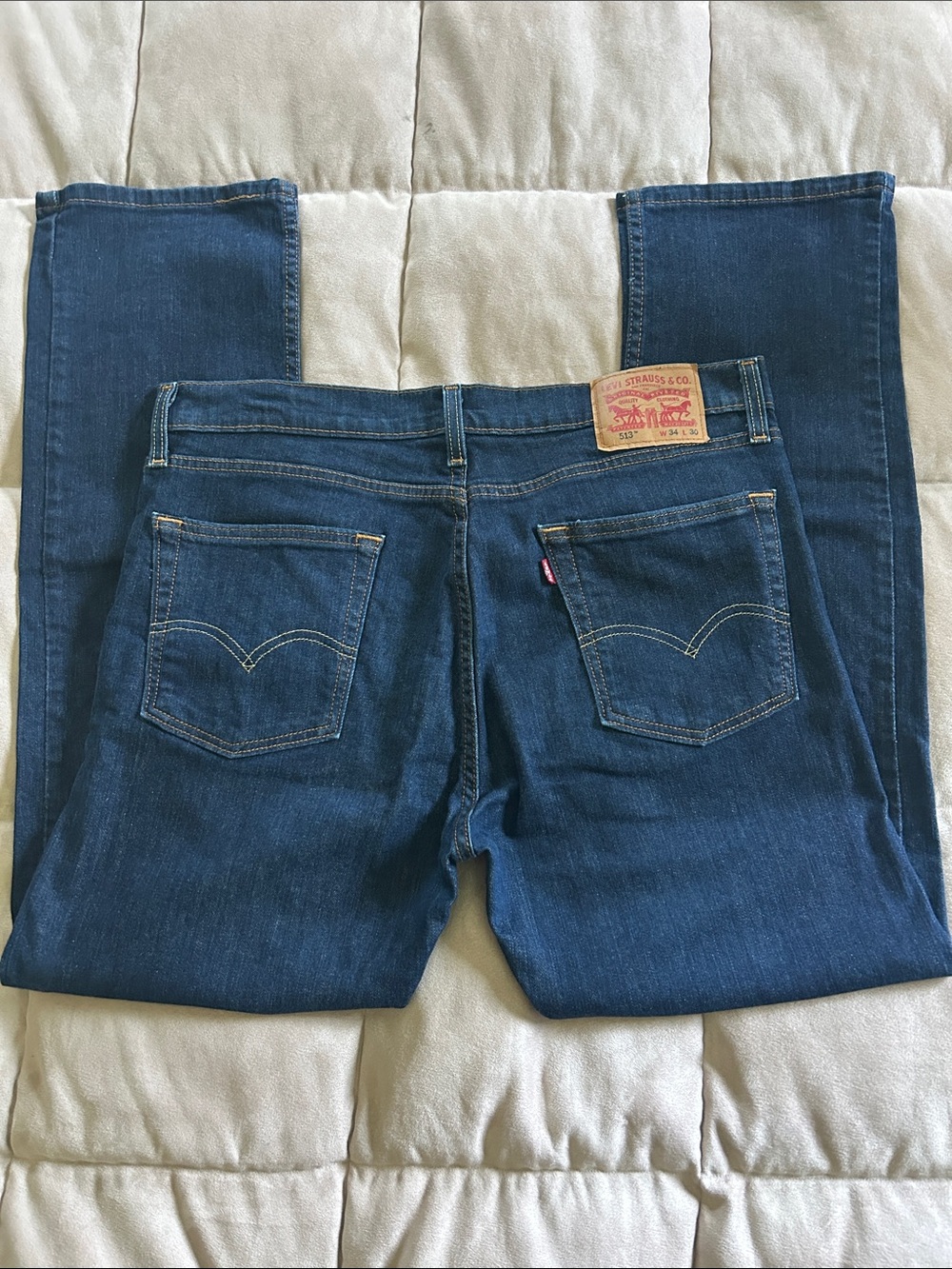 Levi’s 513 men’s size 34x30 dark blue wash